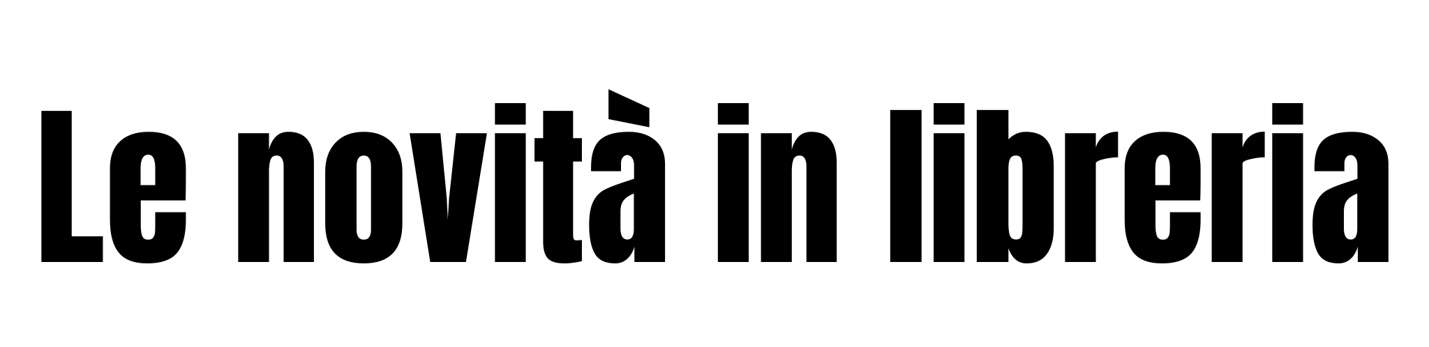 Le novità in libreria